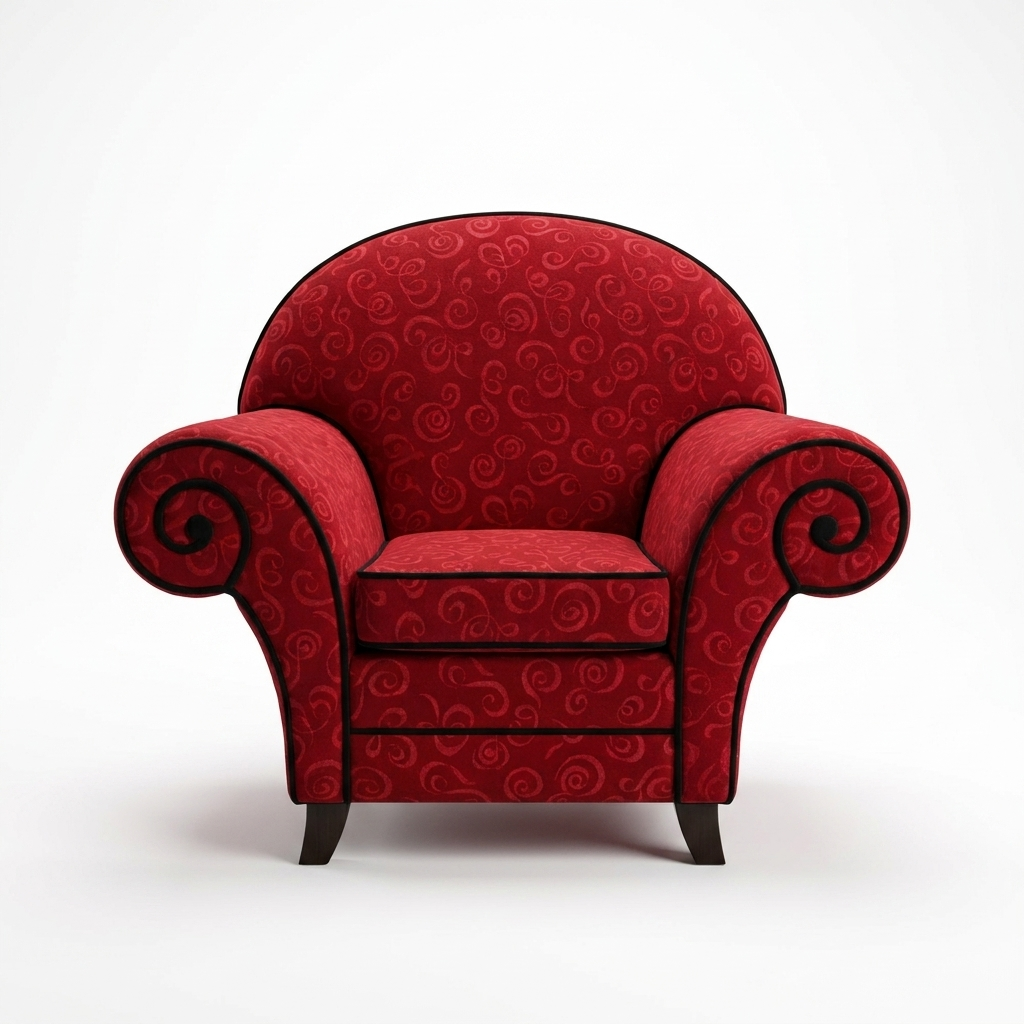 'Clues' Red Chair