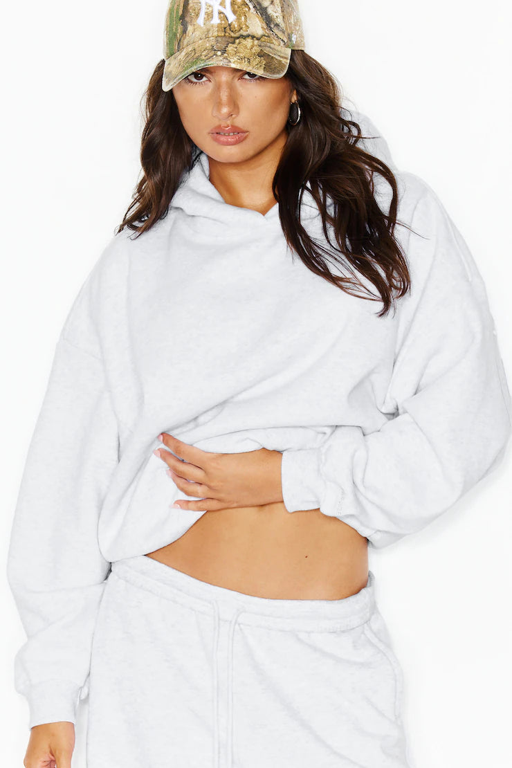 Grey Embedded Hoodie