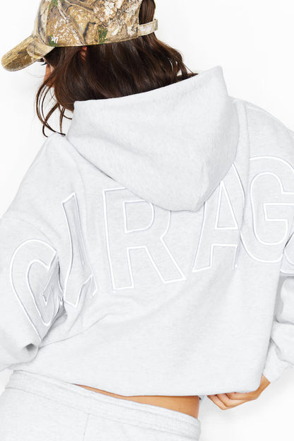 Grey Embedded Hoodie