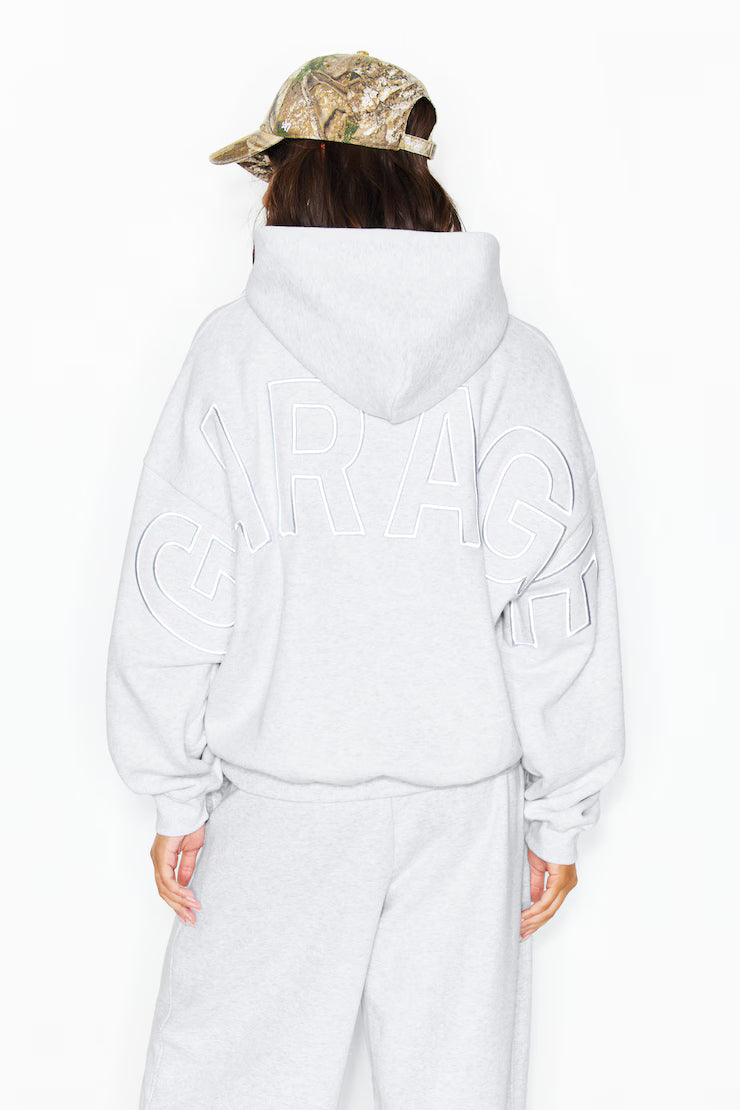 Grey Embedded Hoodie
