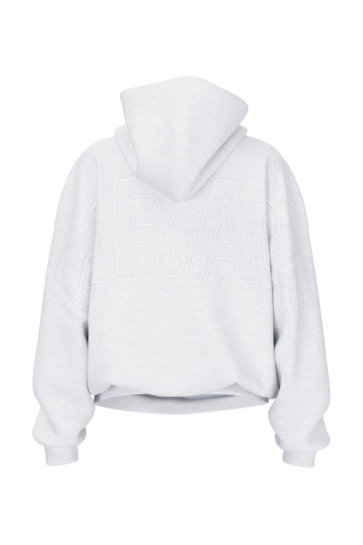 Grey Embedded Hoodie