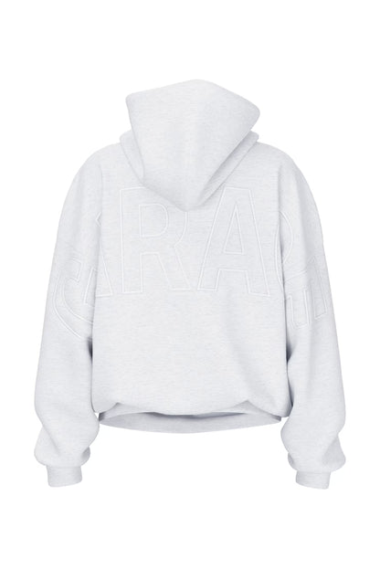 Grey Embedded Hoodie