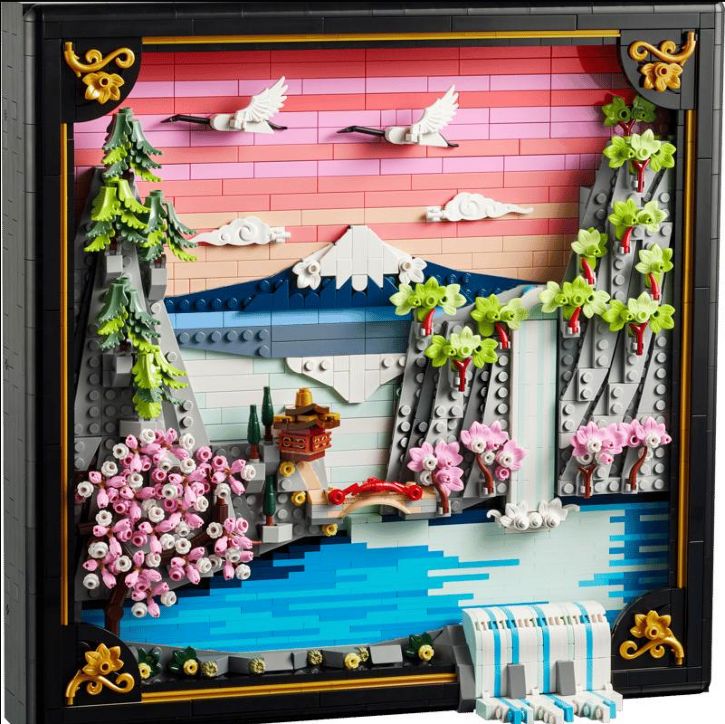 Japanese Cherry Blossom Landscape - 1892 pieces