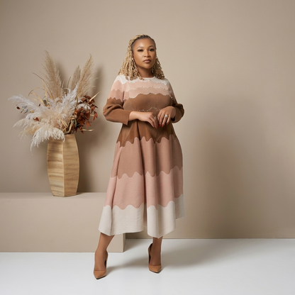 Pearl Grace Midi Dress