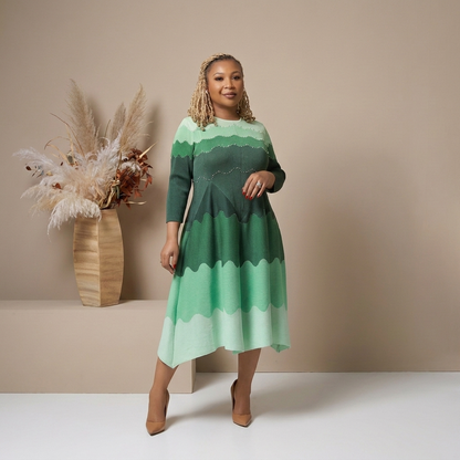 Pearl Grace Midi Dress