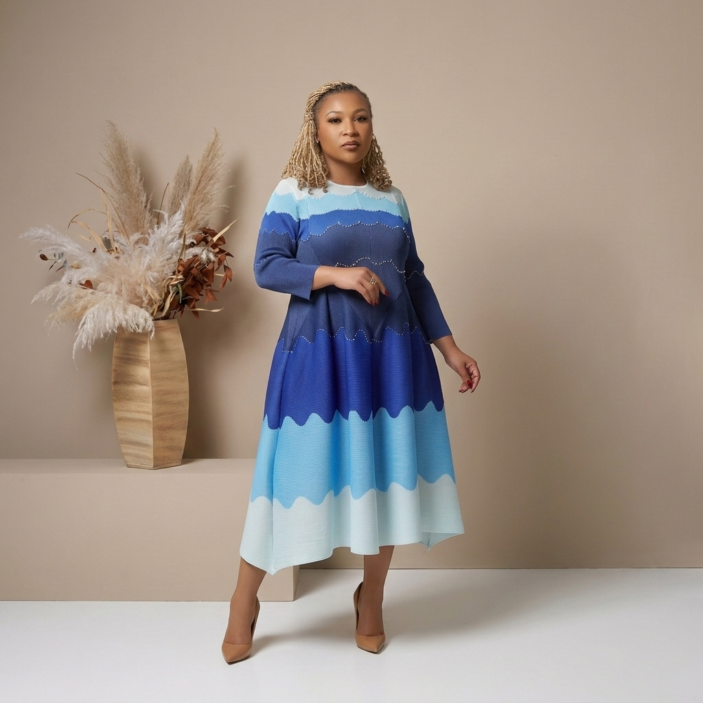 Pearl Grace Midi Dress