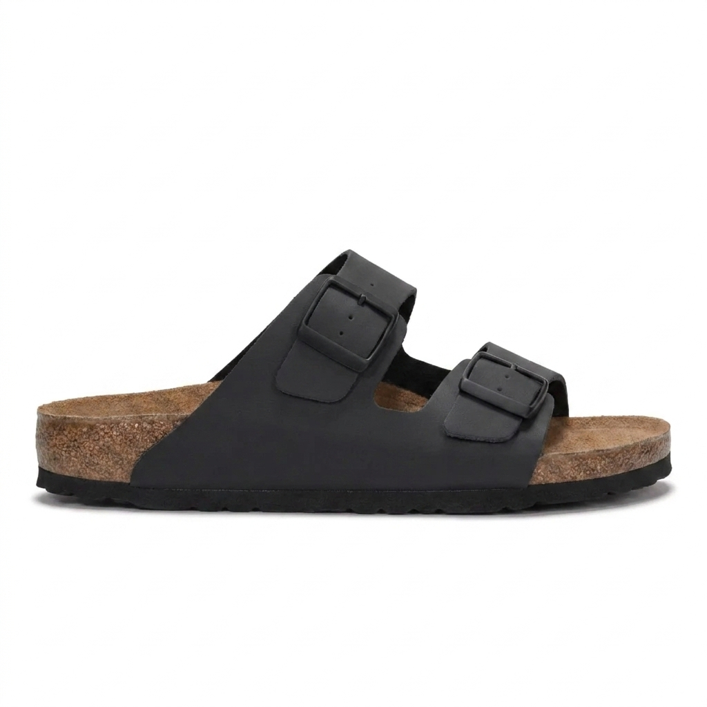 Black Matte Women's Sandals