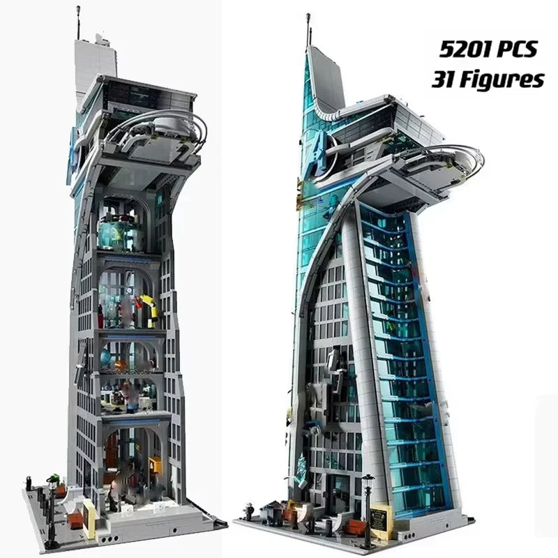 Classic Tower Building Blocks Architecture Set 5201 Pieces